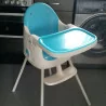 Scaun de masă reglabil cu înălțător pentru bebe Keter Albastru